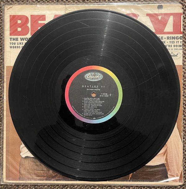 Beatles - Beatles VI - Used Vinyl Record - Image 3