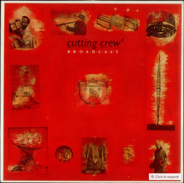 Cutting Crew Broadcast + lyric inner UK Vinyl LP