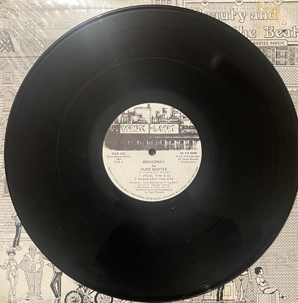 Duke Bootee - Broadway ( Beauty And The Beat Records 1986 )