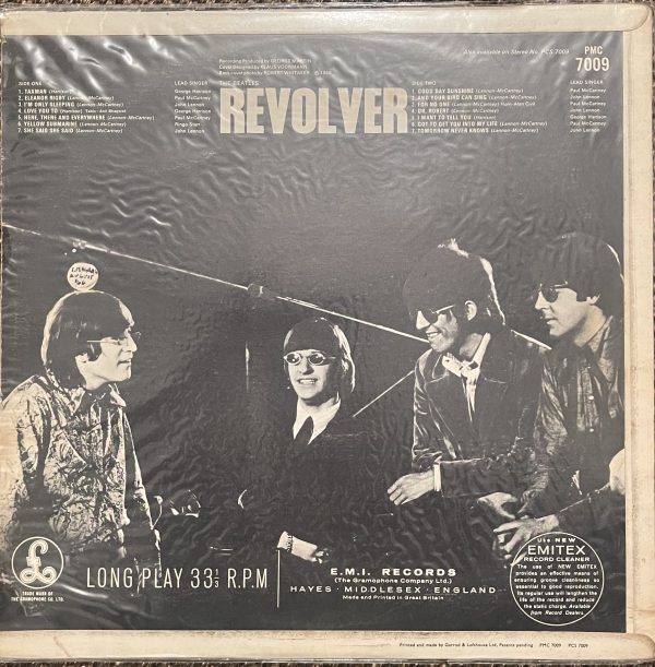 The Beatles – Revolver Vinyl Record PMC 7009 1966 RARE - Image 3